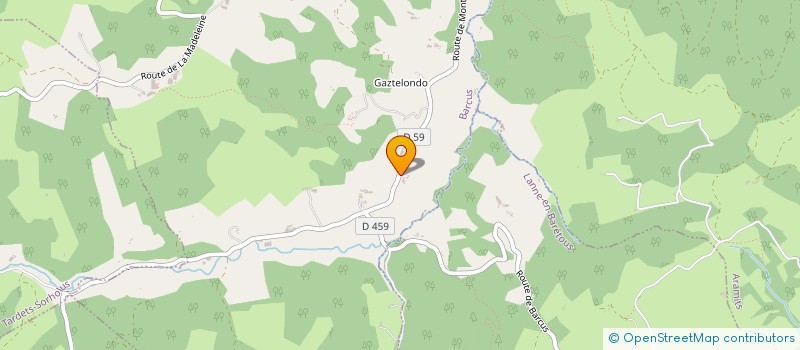 localisation de l'entreprise GAEC DUKA  BARCUS