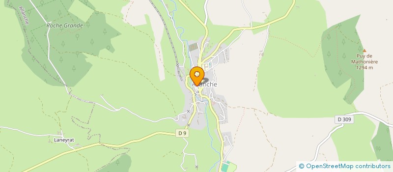 localisation de l'entreprise GAEC DUMAS RIBEYRE à ALLANCHE