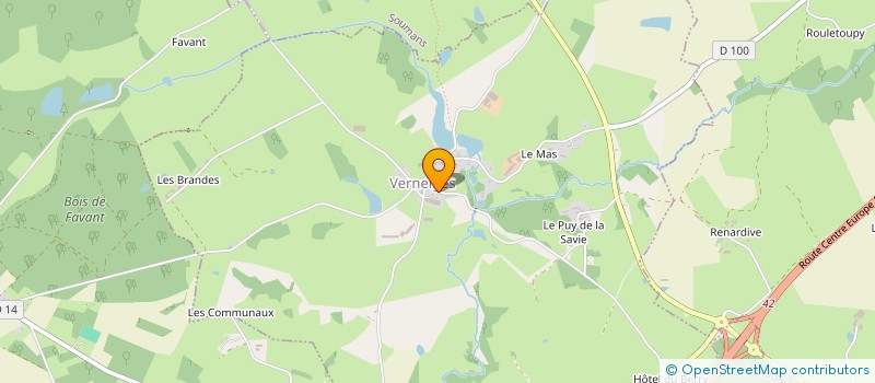 localisation de l'entreprise GAEC DUMAYET-ROUCHON  VERNEIGES