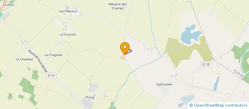localisation de l'entreprise GAEC DUPLAIX à AZAY-LE-FERRON