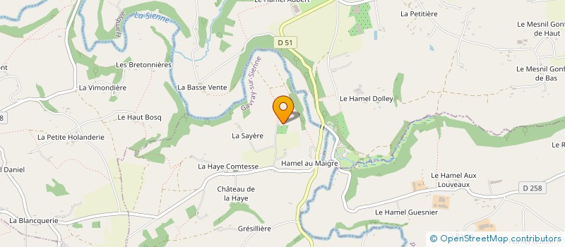 localisation de l'entreprise GAEC DUPONT à GAVRAY-SUR-SIENNE