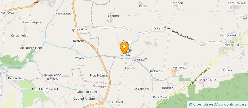 localisation de l'entreprise GAEC DUPUIS  QUEMENEVEN