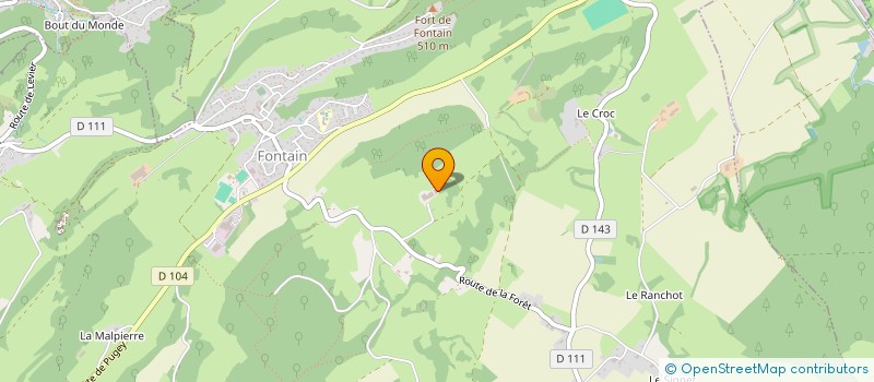 localisation de l'entreprise GAEC DUQUET à FONTAIN