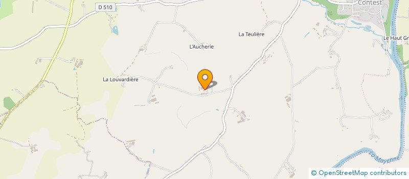 localisation de l'entreprise GAEC DURAND  CONTEST