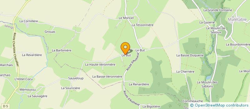 localisation de l'entreprise GAEC DURAND BEAUDOIRE à TOUROUVRE AU PERCHE