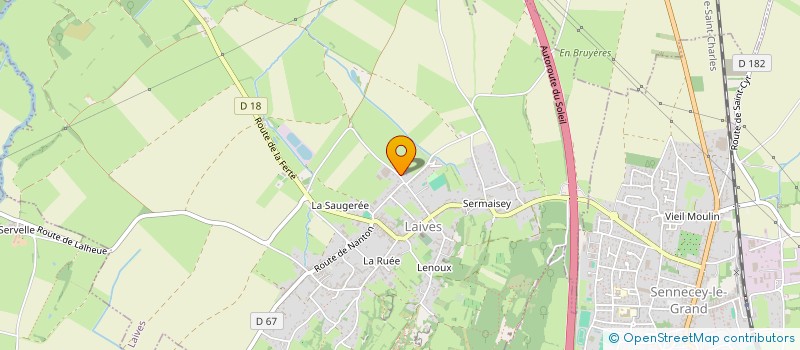 localisation de l'entreprise GAEC DURIAUX  LAIVES