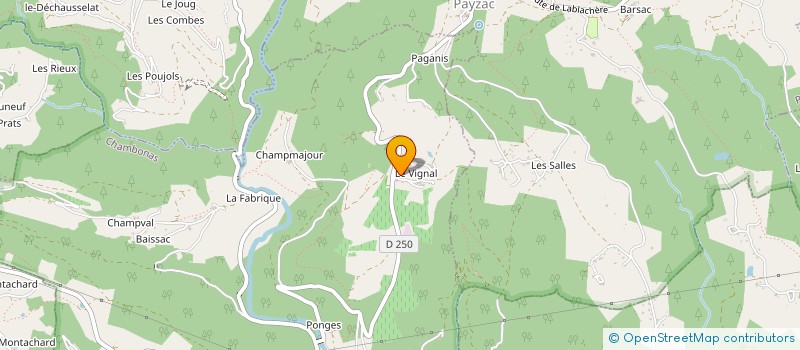 localisation de l'entreprise GAEC DURIEU à CHAMBONAS