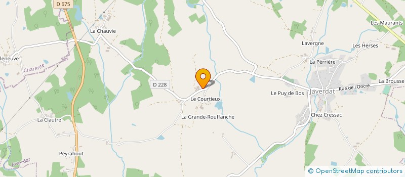 localisation de l'entreprise GAEC DUTHEIL à JAVERDAT