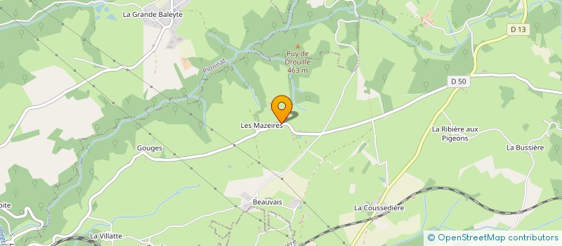 localisation de l'entreprise GAEC DUVAL à CRESSAT