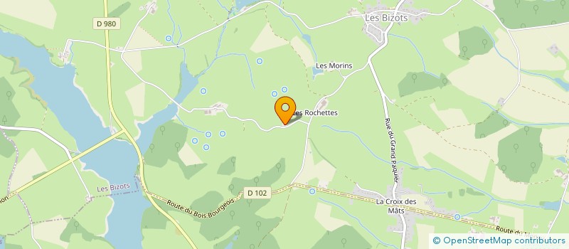 localisation de l'entreprise GAEC DUVERNE VINCENT ET ROMAIN  LES BIZOTS