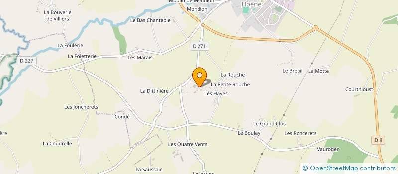localisation de l'entreprise GAEC EDON à BAZOCHES-SUR-HOENE