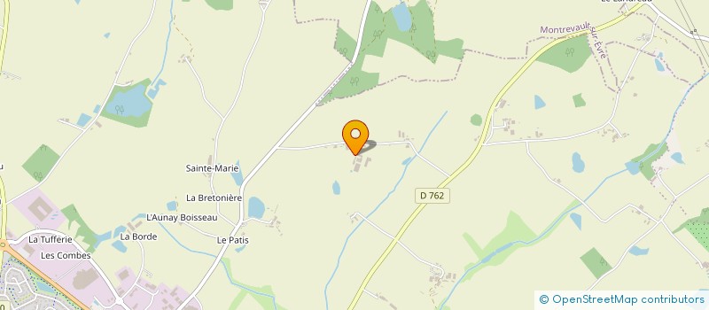 localisation de l'entreprise GAEC EGRASSEAU à BEAUPREAU-EN-MAUGES