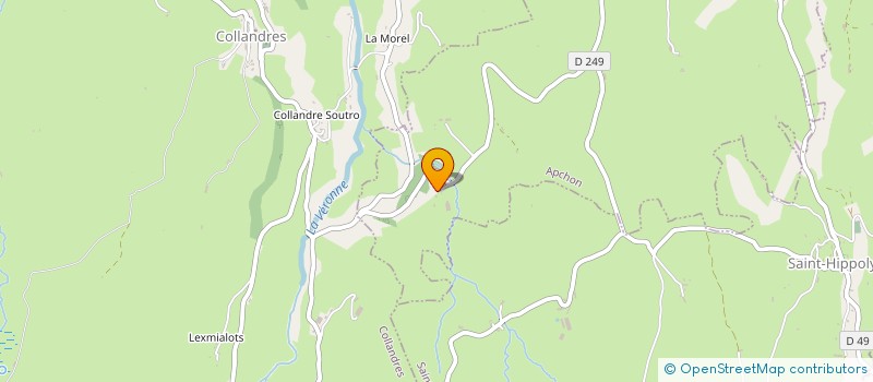 localisation de l'entreprise GAEC ELEVAGE BESSEYRE à APCHON