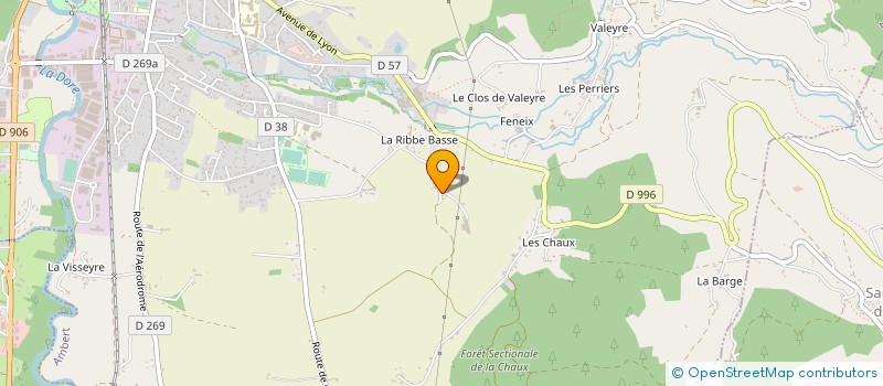 localisation de l'entreprise GAEC ELEVAGE CHAUVE à AMBERT