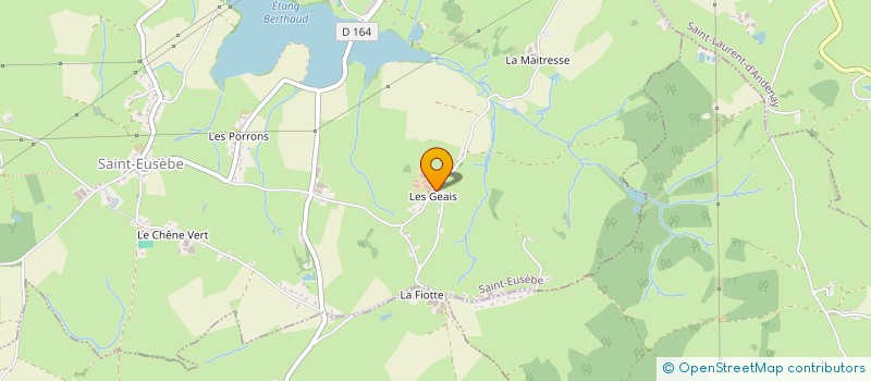 localisation de l'entreprise GAEC ELEVAGE COMEAU  SAINT-EUSEBE