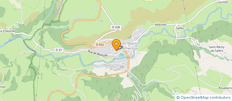 localisation de l'entreprise GAEC ELEVAGE LHERM à SAINT-BONNET-DE-SALERS