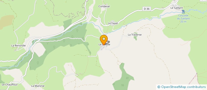 localisation de l'entreprise GAEC ELEVAGE MONIER à MARCENAT
