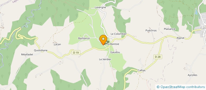 localisation de l'entreprise GAEC ELEVAGE PUECH à PUYCAPEL