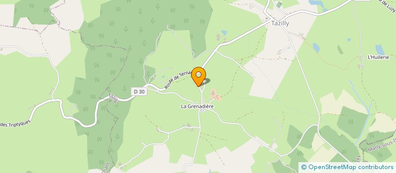 localisation de l'entreprise GAEC ELEVAGE SOTTY à TAZILLY