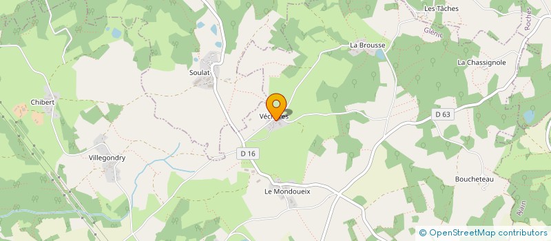 localisation de l'entreprise GAEC ELEVAGE VERGER à GLENIC