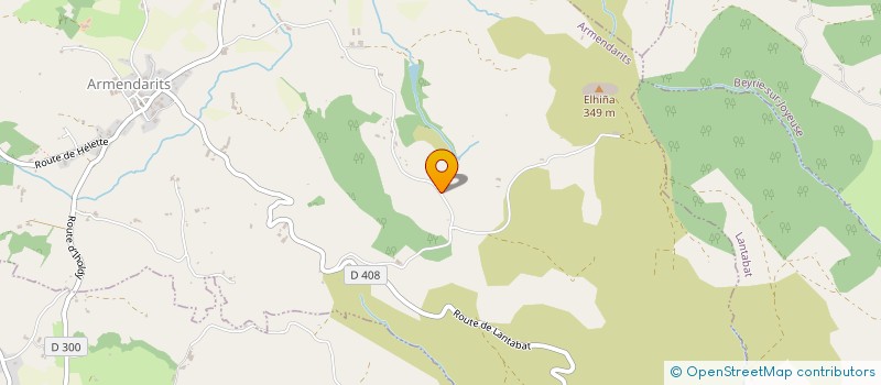 localisation de l'entreprise GAEC ELHINA à ARMENDARITS