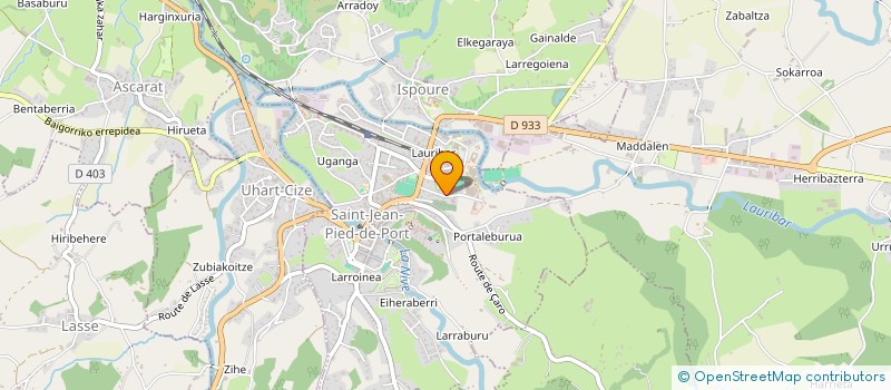 localisation de l'entreprise GAEC ELISSETCHIA  UHART-CIZE