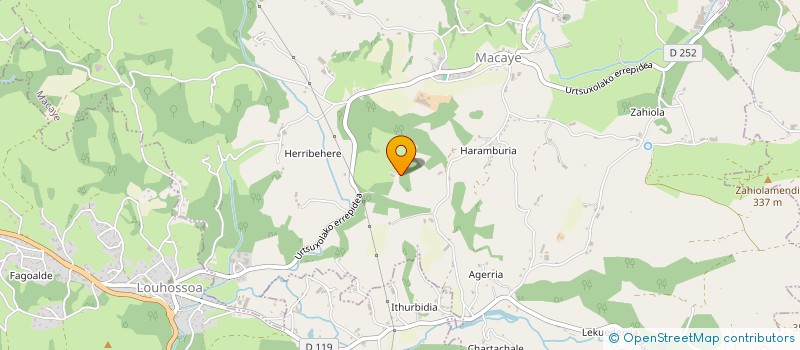 localisation de l'entreprise GAEC ERNAGA  MACAYE