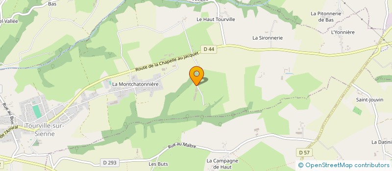 localisation de l'entreprise GAEC ES ROUX  TOURVILLE-SUR-SIENNE