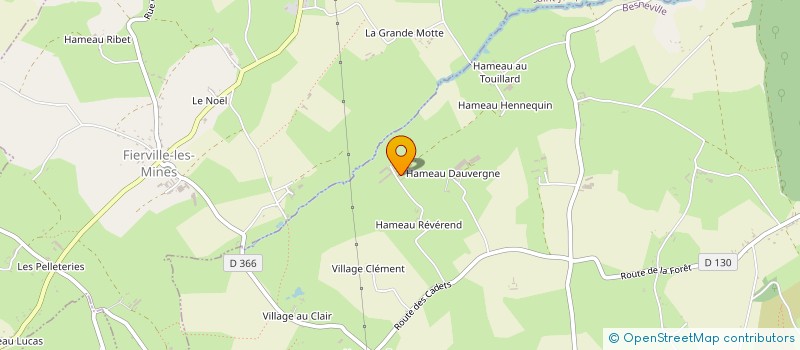 localisation de l'entreprise GAEC ES VAST à SAINT-SAUVEUR-LE-VICOMTE
