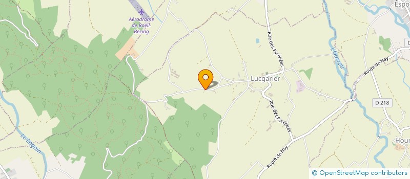 localisation de l'entreprise GAEC ESPERANCE  LUCGARIER