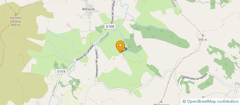 localisation de l'entreprise GAEC ETCHARTIA  LANTABAT