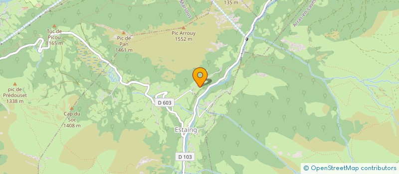 localisation de l'entreprise GAEC ETHS LOUEY'S  ESTAING