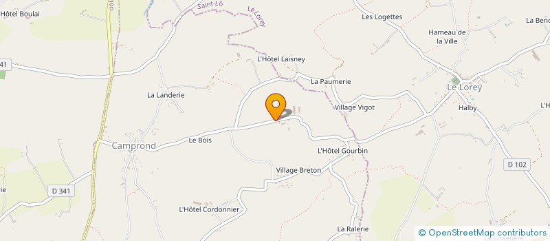 localisation de l'entreprise GAEC EUDES à CAMPROND