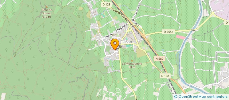 localisation de l'entreprise GAEC EXPLOI.EN COMMUN RECON.LA MEJANNE à SABRAN