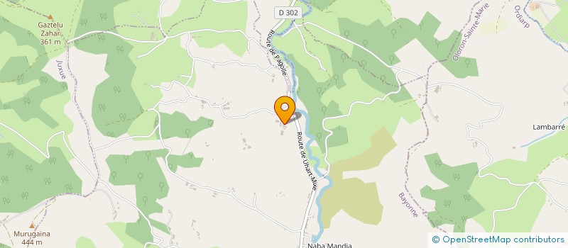 localisation de l'entreprise GAEC EYHAZANDEIA à PAGOLLE