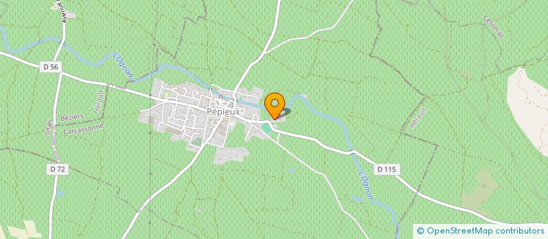 localisation de l'entreprise GAEC FABRE JULIEN  PEPIEUX