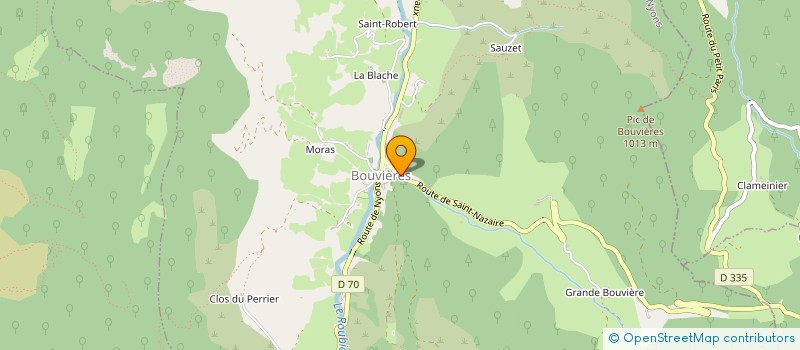 localisation de l'entreprise GAEC FAMILLE VIGNE  BOUVIERES