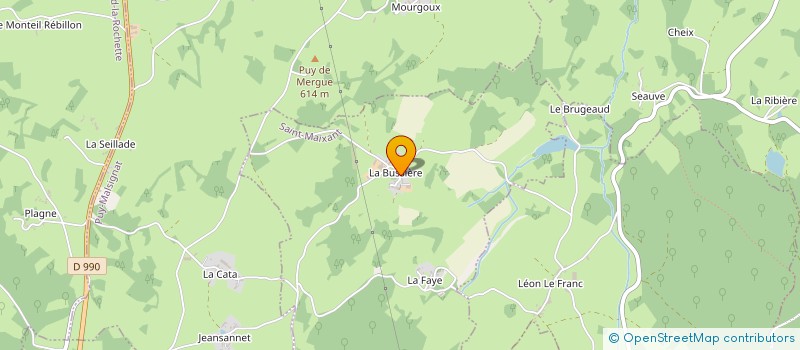 localisation de l'entreprise GAEC FAREJEAUX à SAINT-MAIXANT