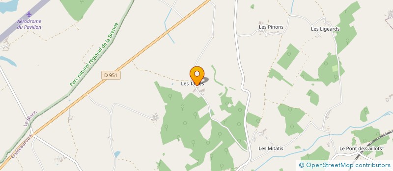 localisation de l'entreprise GAEC FAUDUET LES TAILLES à CHASSENEUIL