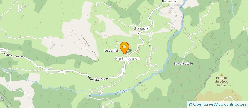 localisation de l'entreprise GAEC FAURE  ROCHESSAUVE