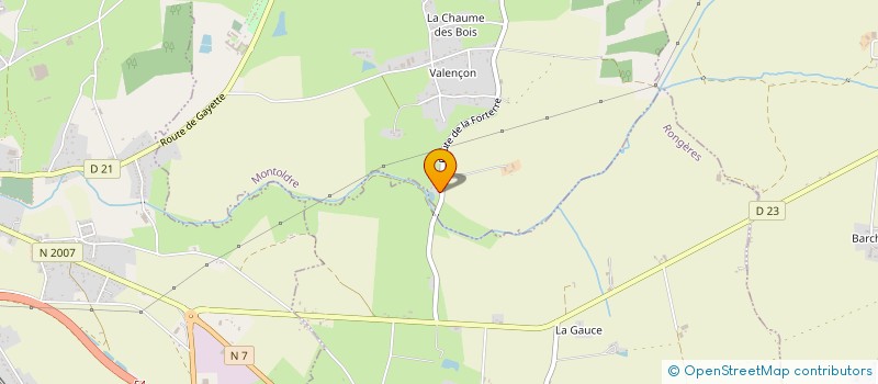 localisation de l'entreprise GAEC FAURE  MONTOLDRE