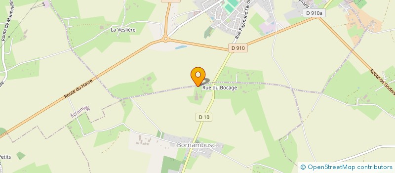 localisation de l'entreprise GAEC FAUVEL LEBESNE à BORNAMBUSC