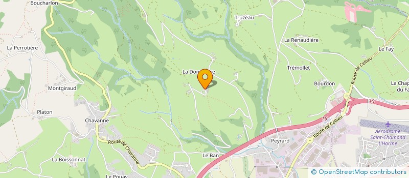 localisation de l'entreprise GAEC FAYOLLE à SAINT-CHAMOND
