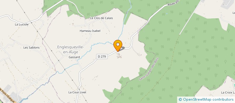 localisation de l'entreprise GAEC FEREY FORTIER  ENGLESQUEVILLE-EN-AUGE