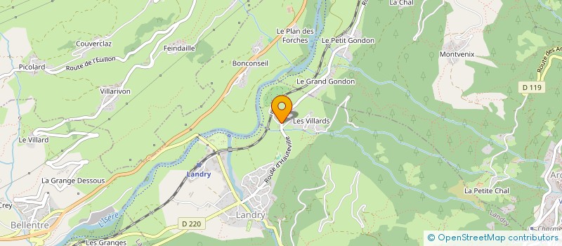 localisation de l'entreprise GAEC FERME DE LA BALLASTIERE  LANDRY