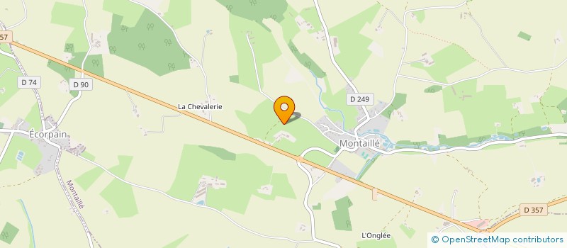 localisation de l'entreprise GAEC FERME DE LA BRENAILLE à MONTAILLE