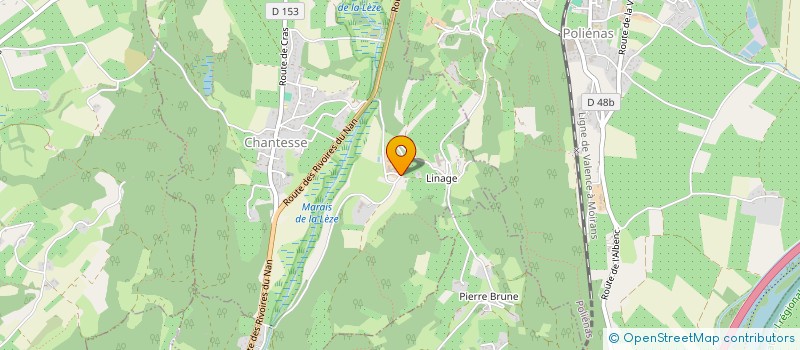 localisation de l'entreprise GAEC FERME DE LA COTE LINIERE à CHANTESSE