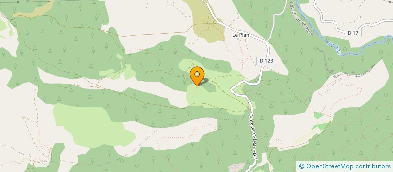 localisation de l'entreprise GAEC  FERME DE LA PALUD  CASTELLANE