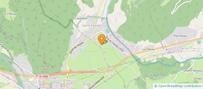 localisation de l'entreprise GAEC FERME DE LA PLAINE à SAINT-FERREOL