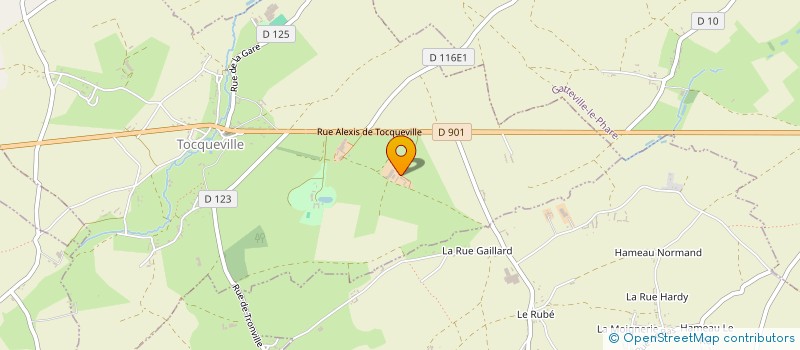 localisation de l'entreprise GAEC FERME DE LA VALETTE à TOCQUEVILLE